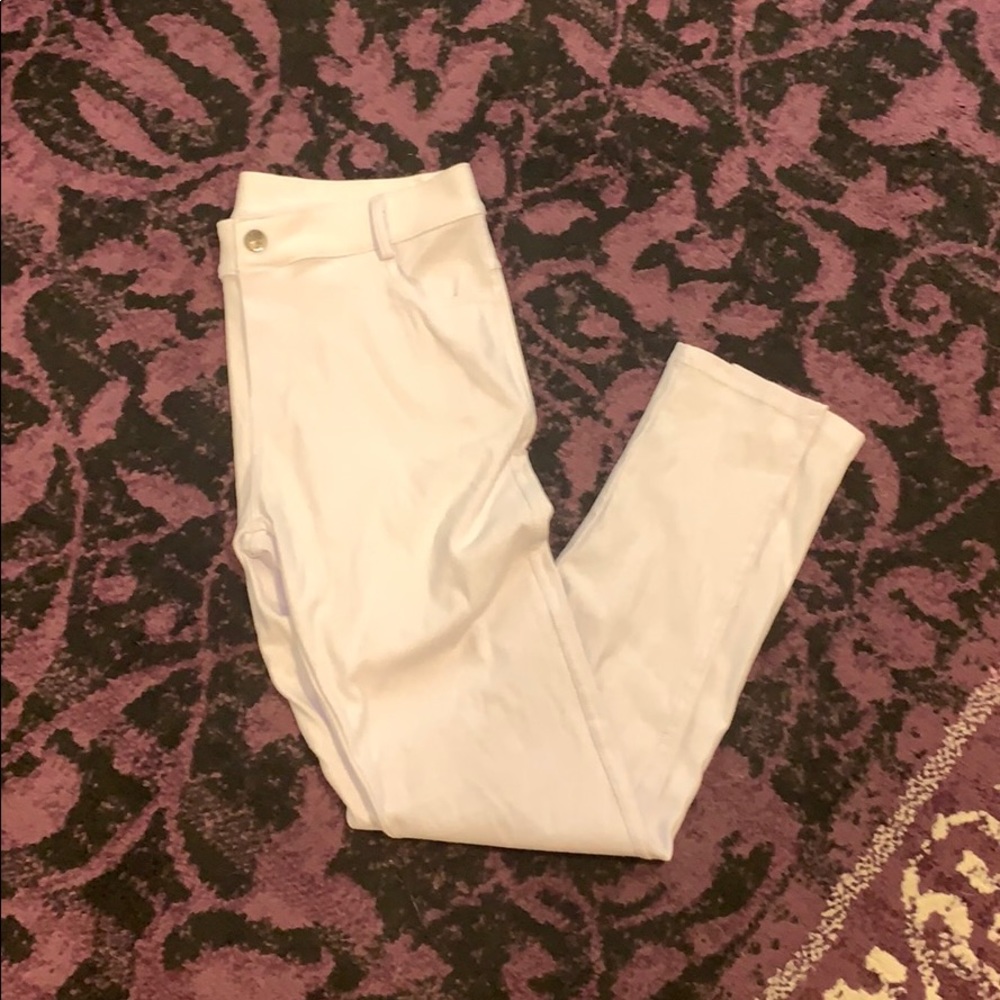 White jeggings